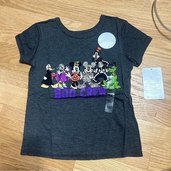 Disney Boo Crew Halloween T-shirt NWT XXS 2/3 Mickey Minnie Donald Daisy Goofy - Picture 2 of 6